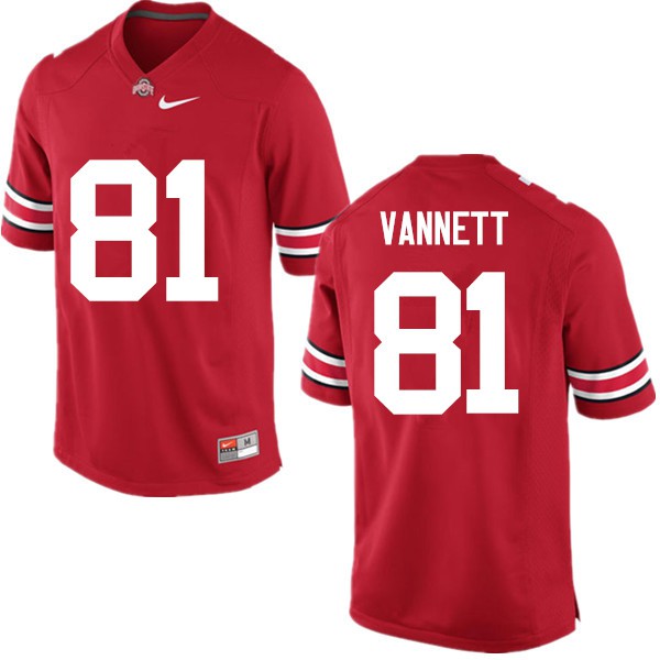 Ohio State Buckeyes #81 Nick Vannett Men College Jersey Red